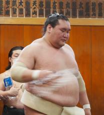 照ノ富士が出稽古