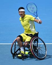 小田、連覇へ王手　全豪テニス