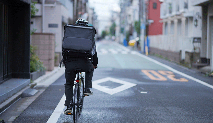 あおり 自転車