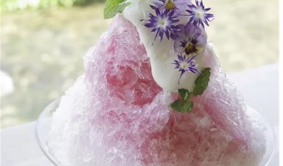 まるでエディブルなお花畑　目でも舌でも楽しめる〝花やか〟かき氷、京都で爆誕