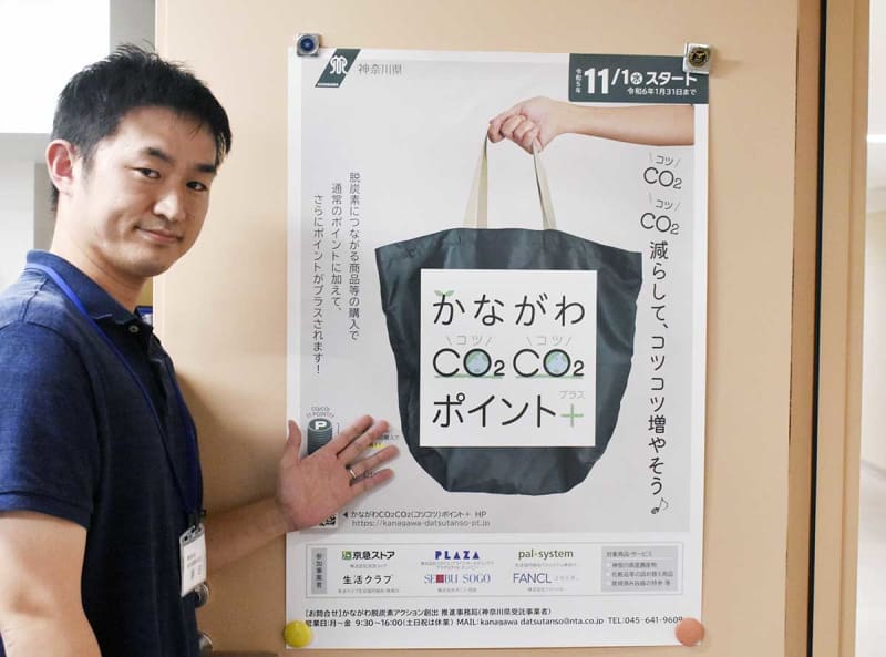 神奈川県、脱炭素へ商品購入でポイント上乗せ　11月からキャンペーン