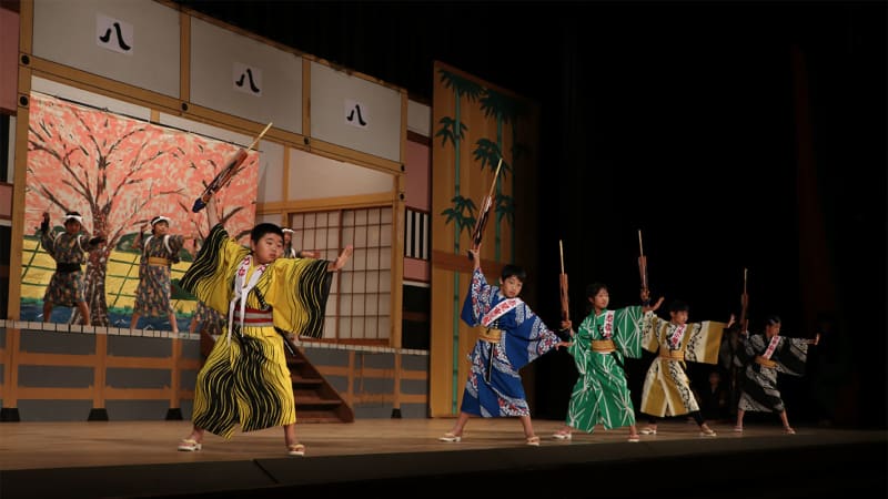 海老名の伝統芸能、一堂に　「海老名ささら踊り」や「大谷歌舞伎」など迫力備えた舞台披露