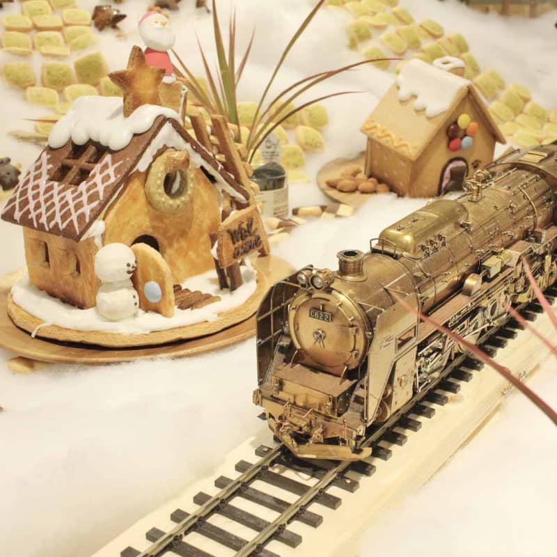 鉄道模型とお菓子の家を展示　横浜マイスターと無印良品が連携