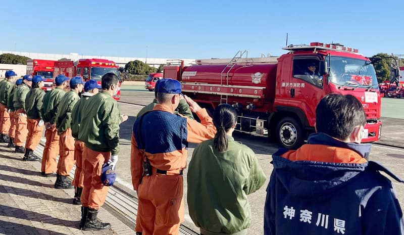 【能登半島地震】神奈川県、消防援助隊県大隊が出発　283人が石川・輪島市へ