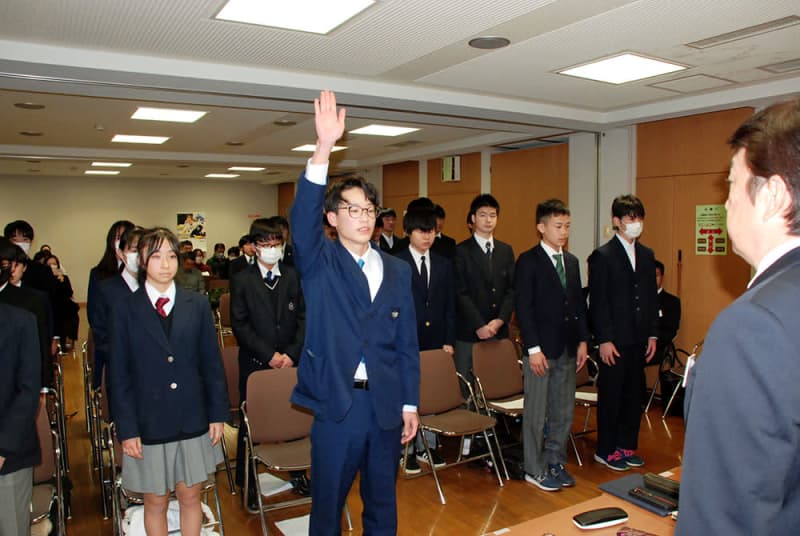【全国中学校大会・冬季競技】神奈川選手団が結団式　「全力を尽くす」
