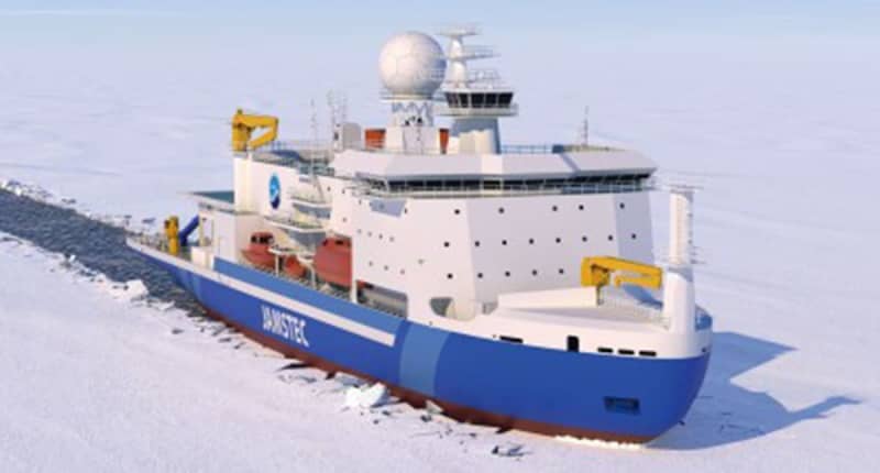 新投入の北極域研究船は「みらいⅡ」　横須賀のJAMSTECが名称決定　国内初の砕氷機能