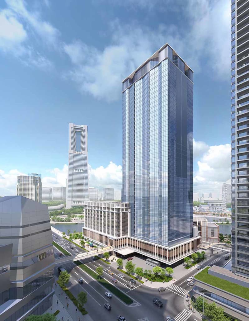 横浜・北仲にヒルトンブランドのホテルと最上級賃貸マンション　地上40階建ての複合施設