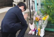 「5年たっても忘れることできない」　川崎・登戸児童殺傷事件、現場では早朝から献花