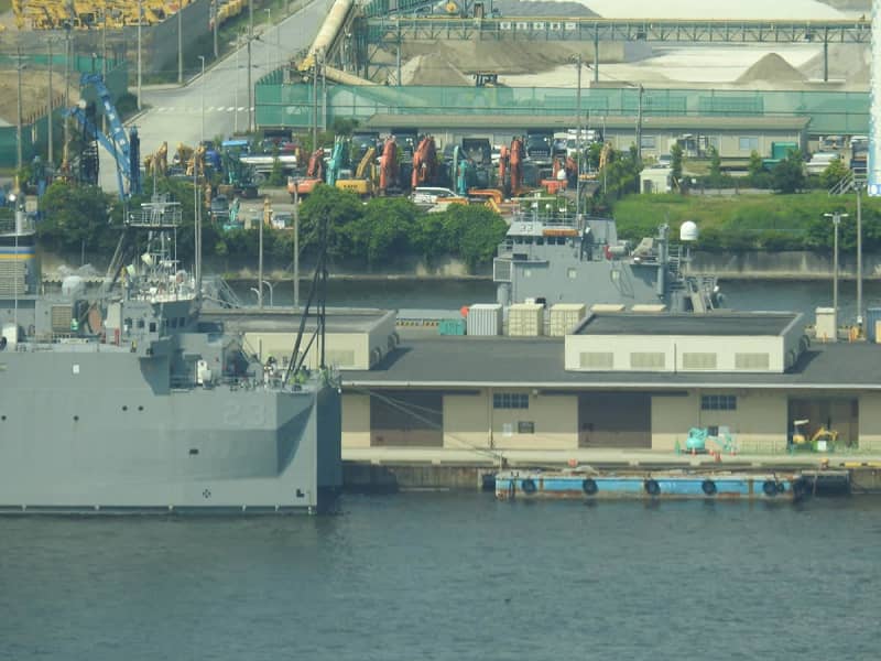 横浜ノース・ドックに新たな揚陸艇2隻配備か　監視する市民団体は「約束反故」と批判　