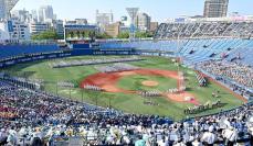 【高校野球】神奈川大会が開幕　2年連続夕方の開会式で168チーム行進