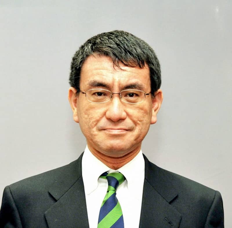 自民総裁選巡り河野氏「決まったような質問控えていただきたい」　閣僚辞任の考えなど問われ制す