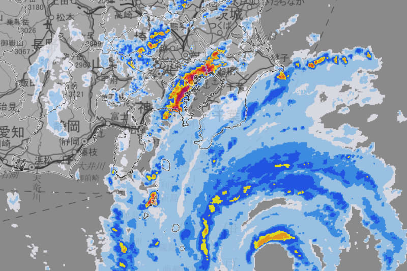 【台風7号】神奈川の東京湾・相模湾沿岸15市町に暴風警報・波浪警報　横浜市・川崎市には大雨警報も