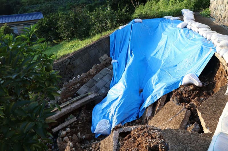 崖崩れは51カ所…小田原市、復旧費は5億円に　台風10号被害で