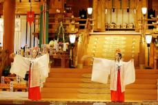 寒川神社で新嘗祭　祝詞や神楽で五穀豊穣に感謝