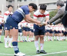 桐蔭学園と東海大相模が引き分けで両校優勝　神奈川県高校ラグビー新人大会