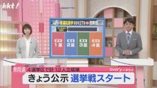 衆院選公示 熊本の4選挙区に12人が立候補 各候補の第一声は