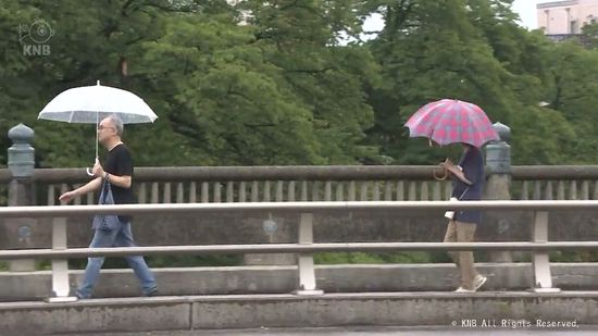 梅雨空の富山県内　7月1日未明から朝にかけて大雨に注意