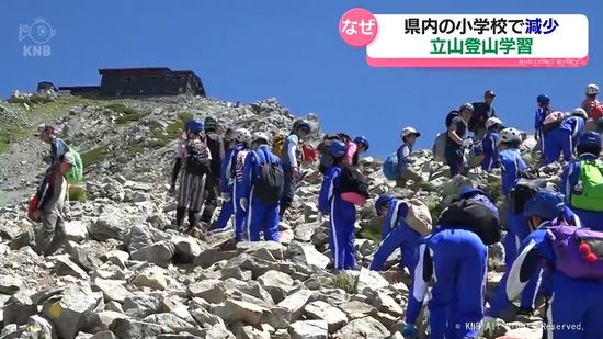 富山県民の続けていきたい文化…実施は減少傾向　小学校の立山登山