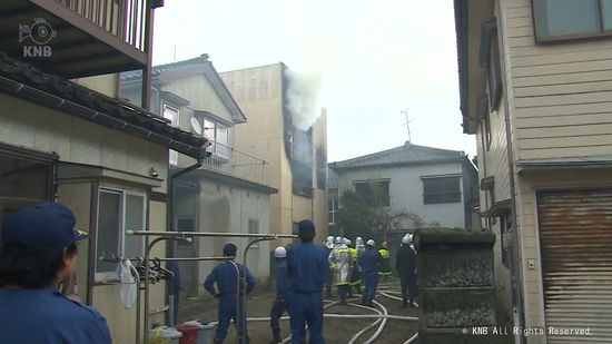 黒部市生地で住宅火災　けが人なし