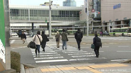 南風の影響で気温が急上昇　２６日の富山県内