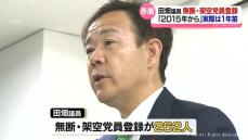 【独自】無断党員登録　田畑議員の説明より早い2014年から開始