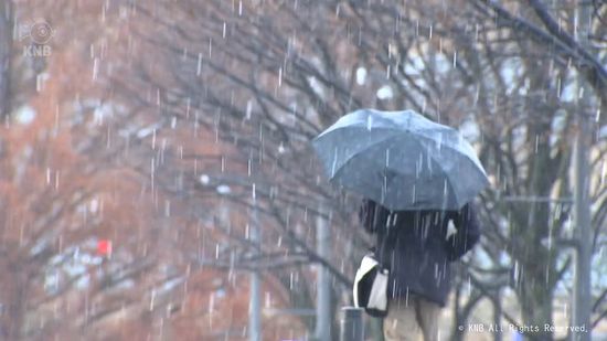 富山県内　引き続き寒気の影響　あさってにかけ断続的に雨の見込み　