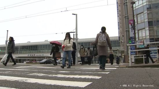 雨の仕事始め　標高の高い山の周辺ではなだれに注意