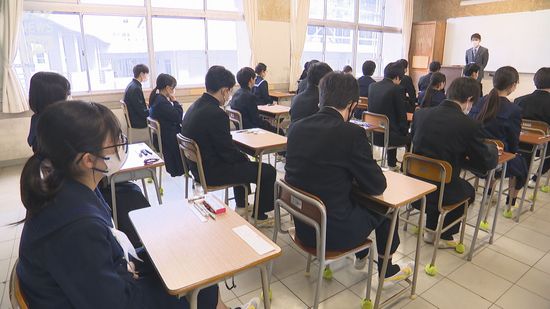 山口県で公立高校入試　約5800人が挑む　全日制の実質倍率は1.00倍となり1989年度以降最低