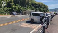 防府市富海の国道2号で軽乗用車が正面衝突…3人がケガ、現場付近は一時全面通行止めに
