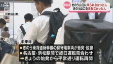 新幹線運転再開　終日見合わせの影響は？　「義母の家に一泊してネコと一緒に新幹線」