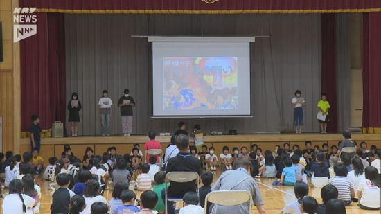 広島への修学旅行を前に児童が平和の大切さを学ぶ「折り鶴集会」・宇部