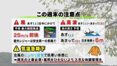 【山口天気 夕刊10/18】あす19日(土)は朝から雨風が強まる荒天に 北風も流れ込むため気温は急低下 日中もヒンヤリした秋の空気に