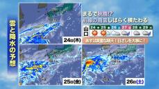 【山口天気 夕刊10/23】あす24日(木)朝はグッと冷えるが昼は心地よい陽気に　週末～来週前半は「秋雨シーズン」!? 晴天は大事に活用を