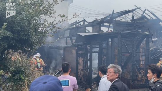 周防大島町で平屋住宅が全焼 　焼け跡から１人の遺体見つかる