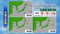 【山口天気 朝刊12/3】きょう3日(火)までは秋の名残の暖かさ　あす4日(水)以降は度々冬型気圧配置で日に日に寒さ増す