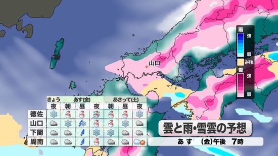 【山口天気 夕刊2/6】今季最強寒波はもう一度ピークへ…あす7日(金)～8日(土)で再び大雪・風も激しさ増す