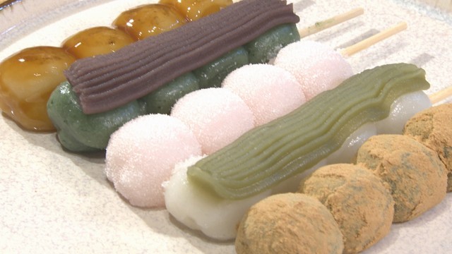 熟練の和菓子職人が作る色鮮やかな「月見団子」　かわいいウサギのおまんじゅうも　岡山【ほっとマルシェ】