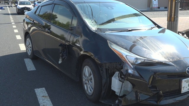 94歳女性が乗用車にはねられ死亡　信号のない道路を横断中に　岡山・奈義町