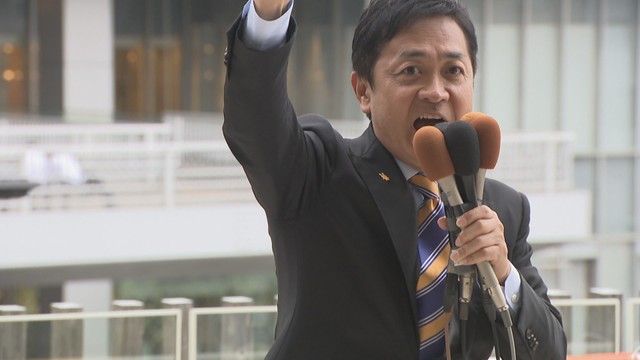 国民民主党・玉木雄一郎代表が岡山市で演説　手取り収入を増やす政策訴える