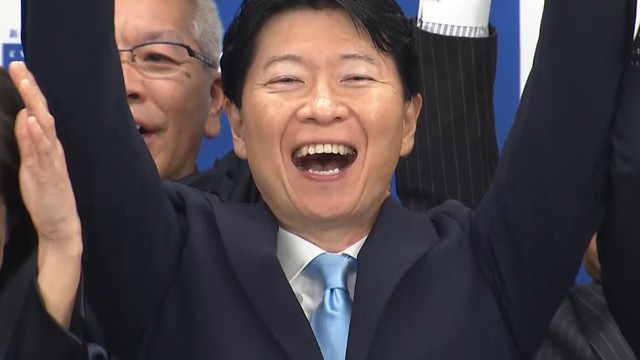 【速報】伊原木隆太さんが4回目の当選【岡山県知事選】