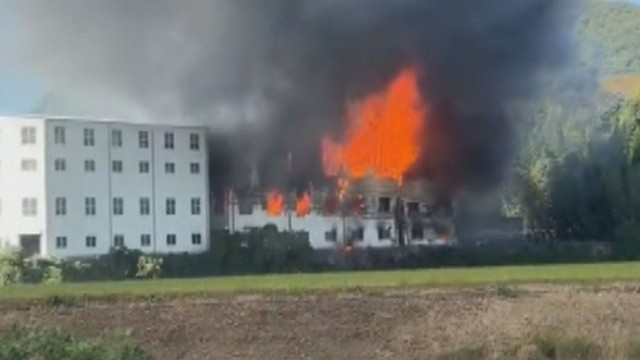 高松市で工場火災…約7時間半後に鎮火　2棟全焼　けが人なし（6日18時現在）