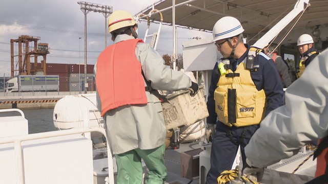 離島の停電を想定　四国電力送配電と高松海上保安部が合同訓練