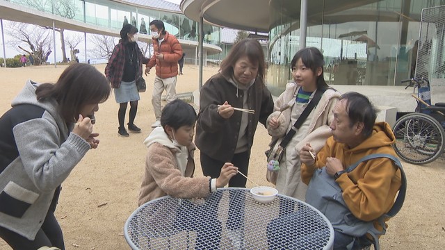 屋島山上で新春イベント　家族連れらで賑わう　香川・高松市