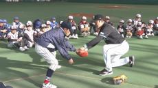 岡山市出身の元プロ野球選手川相昌弘さんの野球教室　キャッチボールの大切さ伝える　岡山市