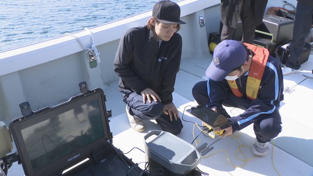 高校生がスマート水産業を学ぶ　水中ドローンの操作を体験　香川