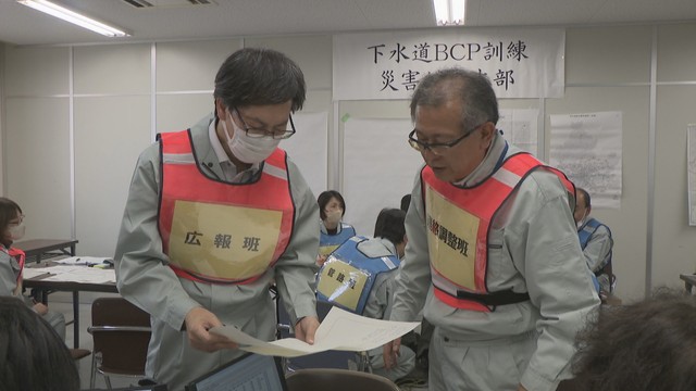 下水道の早期復旧に向けた訓練　南海トラフ巨大地震などを想定　岡山市