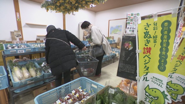 県産キウイやレタスなど　旬の農産物フェアにぎわう　香川