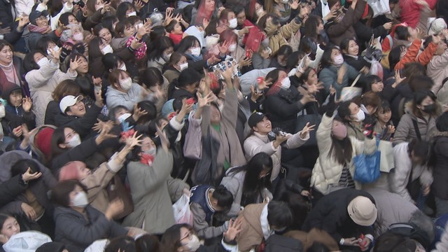 最上稲荷で節分の日に合わせて毎年恒例の豆まき式　　岡山市