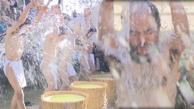 100日間の「大荒行」を終えた修行僧による帰山式　1日7回の水行、食事はおかゆのみ　岡山市