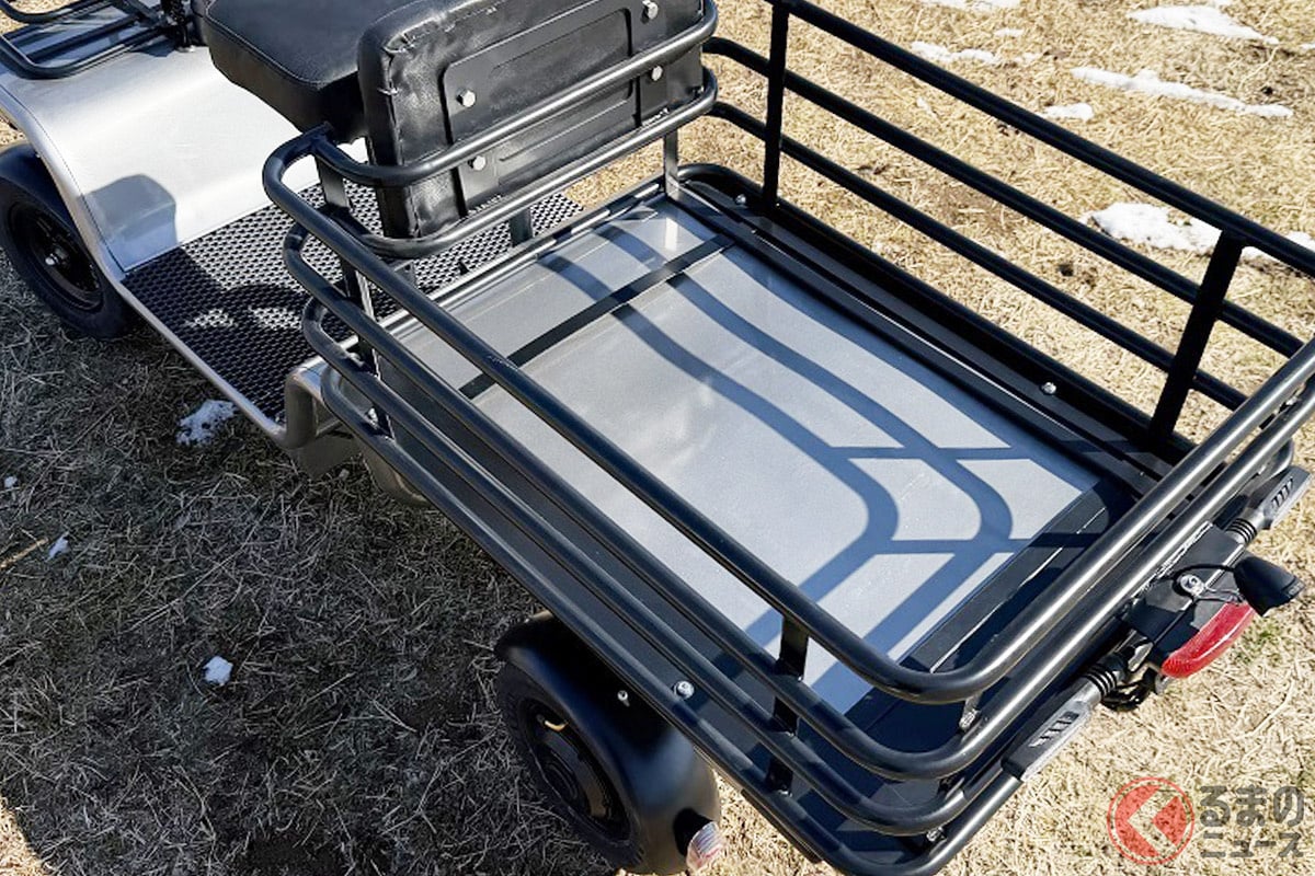 46万円！ 免許不要で乗れる「ミニ軽トラ!?」発売！ 全長1.9mの「超小型 